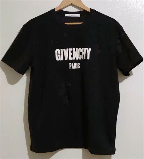 givenchy distressed tee legit check|false Givenchy clothing.